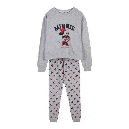 Pijama Minnie Mouse Mulher Cinzento