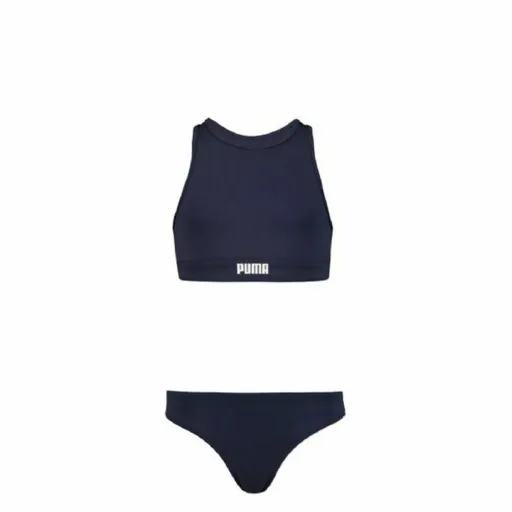 Cueca de Biquíni Para Meninas Puma Racerback 2 Peças Azul