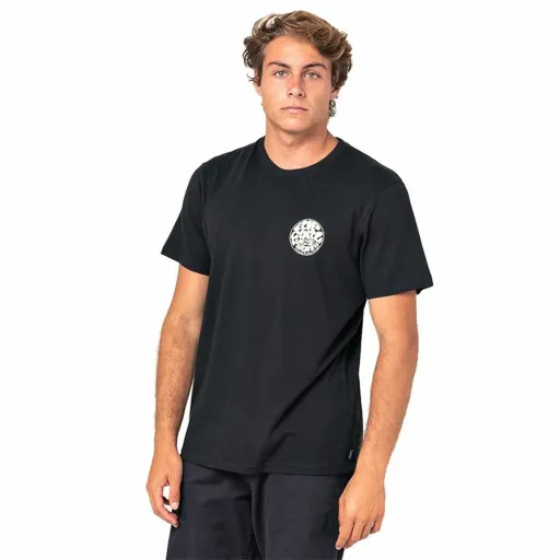 Camisola de Manga Curta Rip Curl Wettie Essential Preto Homem