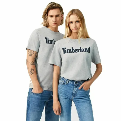 T-Shirt Timberland Kennebec Linear Cinzento Homem