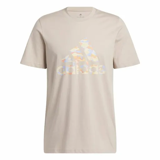 Camisola de Manga Curta Homem Adidas Bege Camuflagem