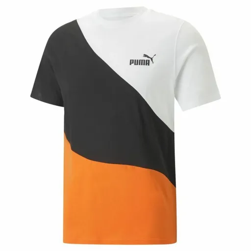 T-Shirt Puma Power Cat Laranja Escuro Homem