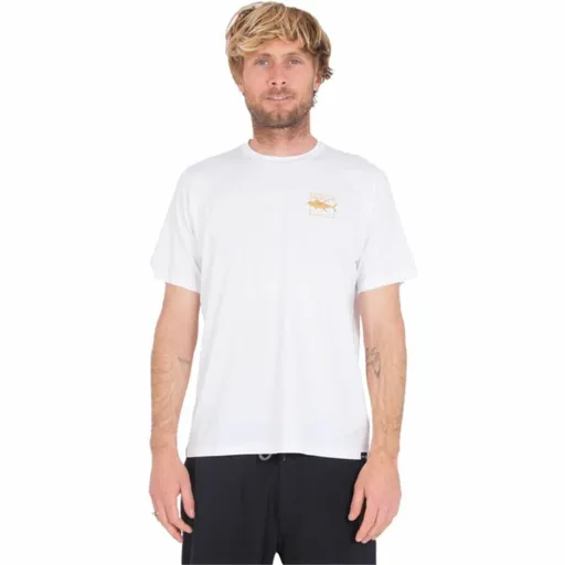 Camisola de Manga Curta Homem Hurley Toro Hybrid UPF Branco