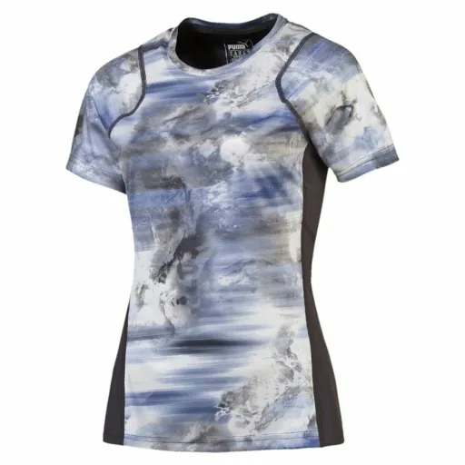 Camisola de Manga Curta Mulher Puma Graphic Tee Azul