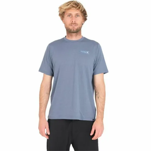 Camisola de Manga Curta Homem Hurley One Only Slashed UPF Azul