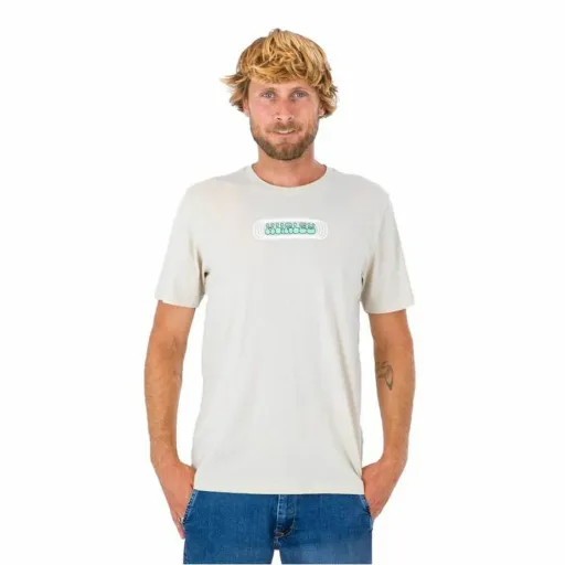 Camisola de Manga Curta Homem Hurley Evd Explore Lost Square Cinzento