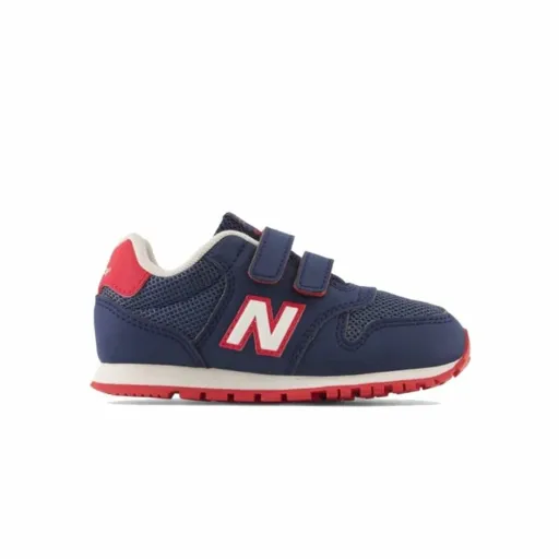 Sapatilhas de Desporto Infantis New Balance 500 Hook Loop Azul Escuro