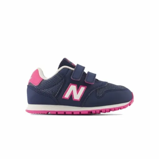 Sapatilhas de Desporto Infantis New Balance 500 Hook Loop Azul Escuro