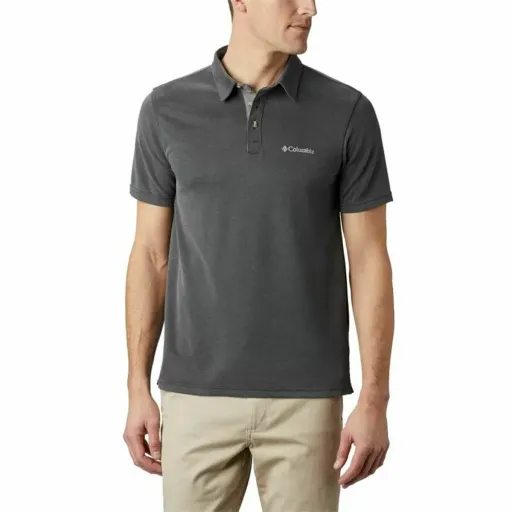 Polo de Manga Curta Homem Columbia Nelson Point™ Preto