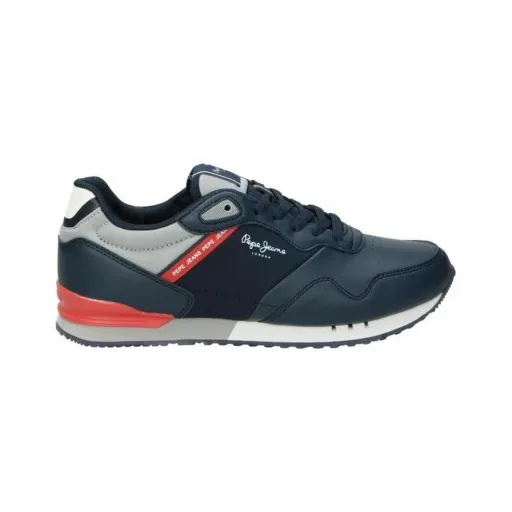 Sapatilhas de Desporto Infantis Pepe Jeans London Bright Azul Escuro