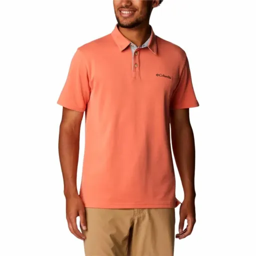 Polo de Manga Curta Homem Columbia Nelson Point™ Coral