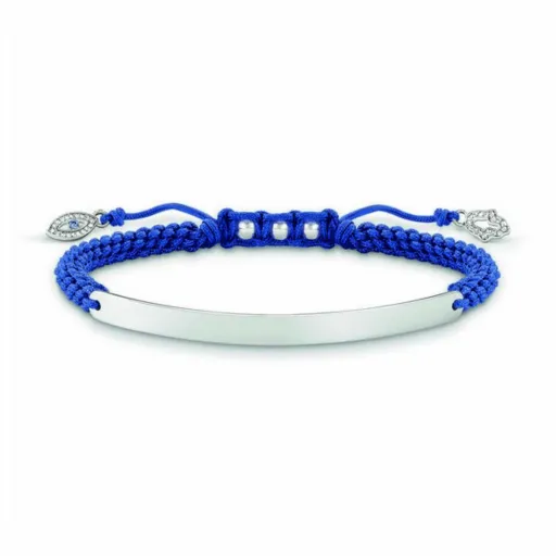 Pulseira Feminino Thomas Sabo LBA0066-897-1 16 - 19 cm Prateado Azul 21 cm