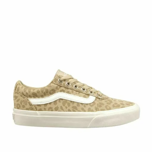 Ténis Casual de Mulher Vans Ward Leopardo Bege