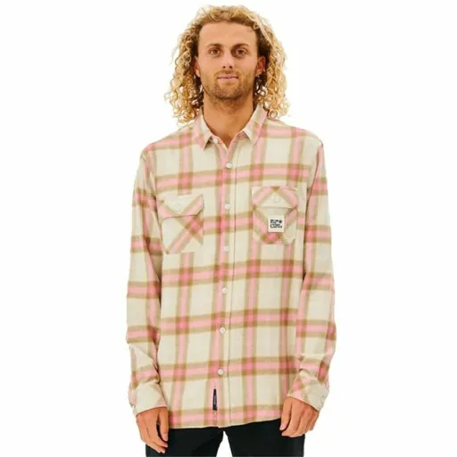 Camisa de Manga Comprida Homem Rip Curl Salt Walter Culture Bege