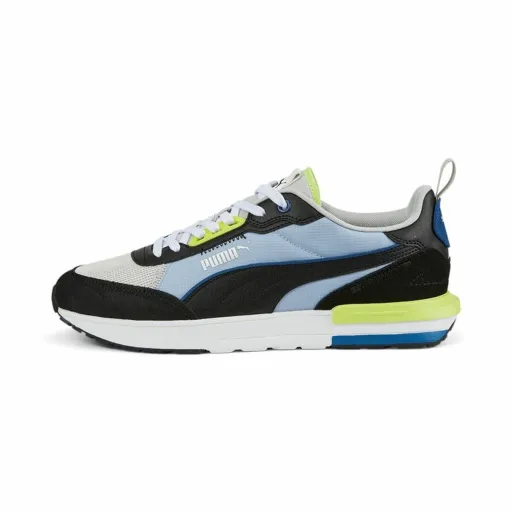 Ténis Casual Homem Puma R22 Azul Amarelo