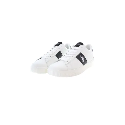 Sapatilhas de Desporto de Homem U.S. Polo Assn. TYMES009 WHI BLK01 Branco