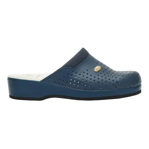 Tamancos Scholl Clog Backguard Azul Marinho