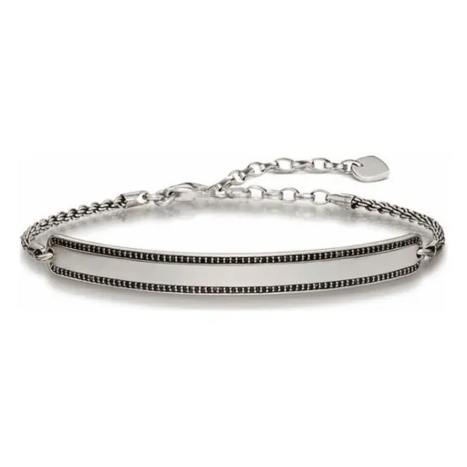 Pulseira Unissexo Thomas Sabo LBA0009-643-11 Prateado Preto 19 cm 15-18 cm