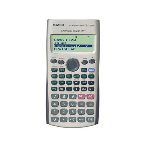 Calculadora Científica Casio FC-100V Preto Cinzento