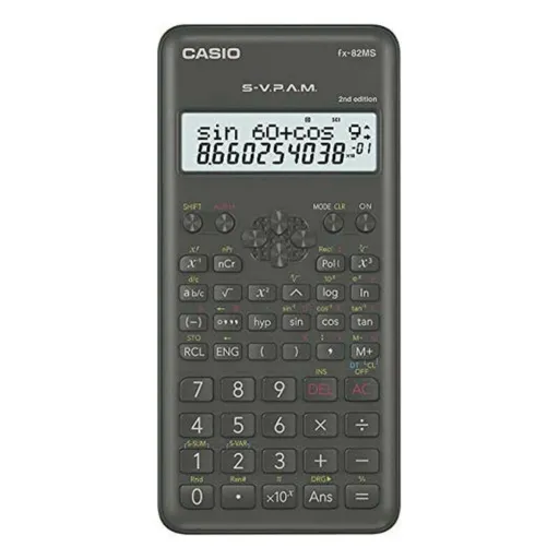 Calculadora Científica Casio FX-82 MS2 Preto Cinzento Escuro Plástico