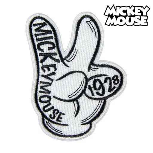 Adesivo Mickey Mouse Branco Poliéster