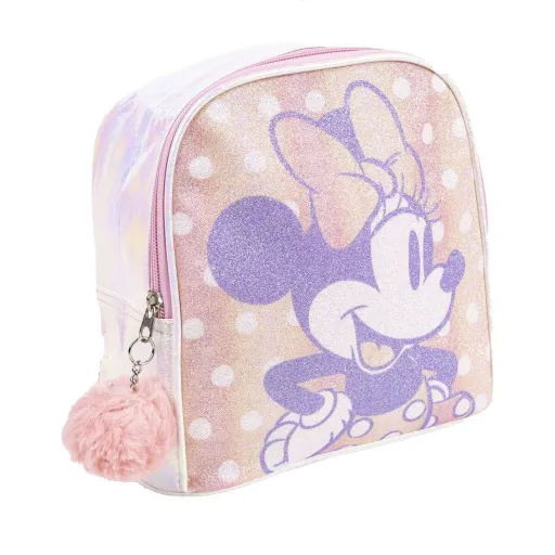 Mochila Casual Minnie Mouse Cor de Rosa (18 x 21 x 10 cm)