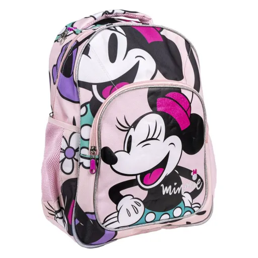 Mochila Escolar Minnie Mouse Cor de Rosa 32 x 15 x 42 cm