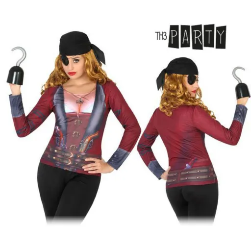 Camisola para Adultos Th3 Party Castanho Piratas