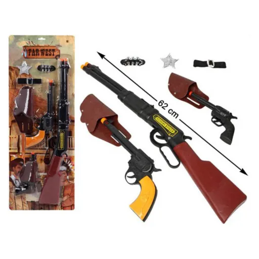 Conjunto de Pistolas do Oeste 8411 (7 Pcs)