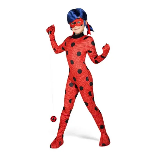 Fantasia para Crianças Lady Bug 12-14 Anos Vermelho