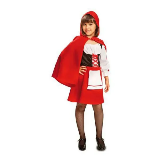 Fantasia para Crianças My Other Me Red Hiddin Hood 7-9 Anos Vermelho