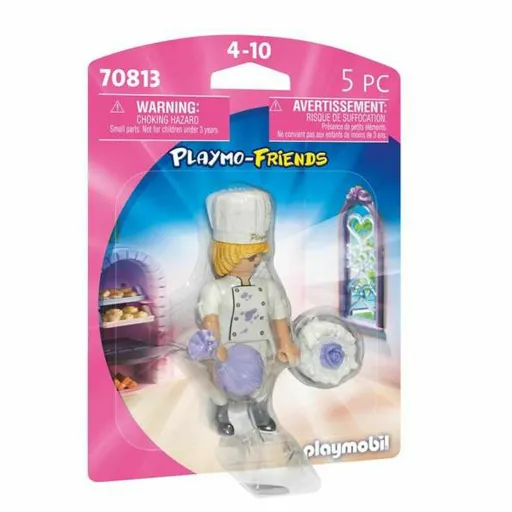 Figura Articulada Playmobil Playmo-Friends 70813 Pasteleiro (5 pcs)