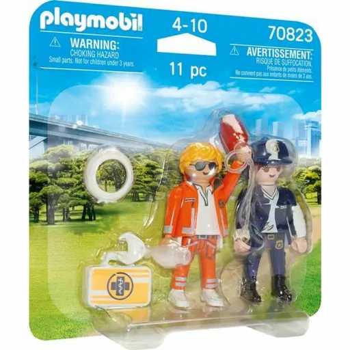 Playset Playmobil 70823 Doctor Polícia 70823 (11 pcs)