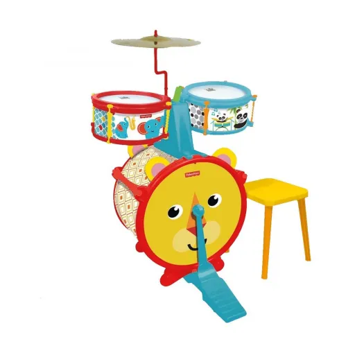 Bateria Musical Fisher Price   Animais Plástico