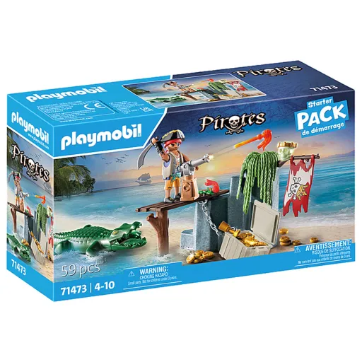 Playset Playmobil 71473 Crocodilo Pirata 59 Peças