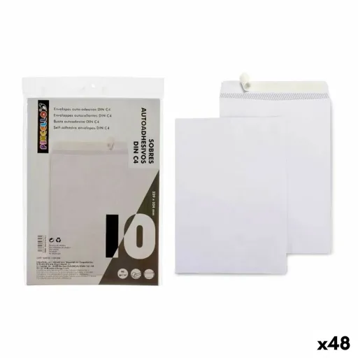 Sobrescritos 229 x 324 mm Branco Papel (48 Unidades)