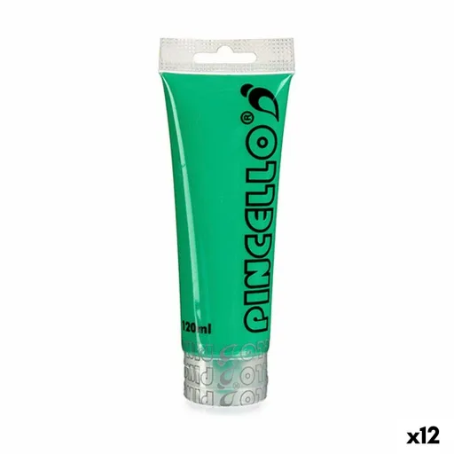 Tinta Acrílica 120 ml Verde Claro (12 Unidades)