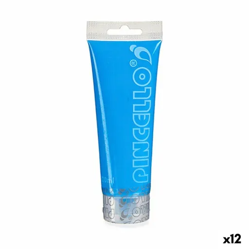 Tinta Acrílica Azul Claro 120 ml (12 Unidades)