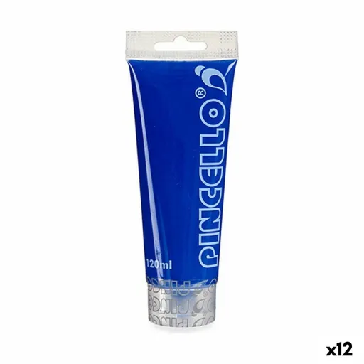 Tinta Acrílica Azul Escuro 120 ml (12 Unidades)