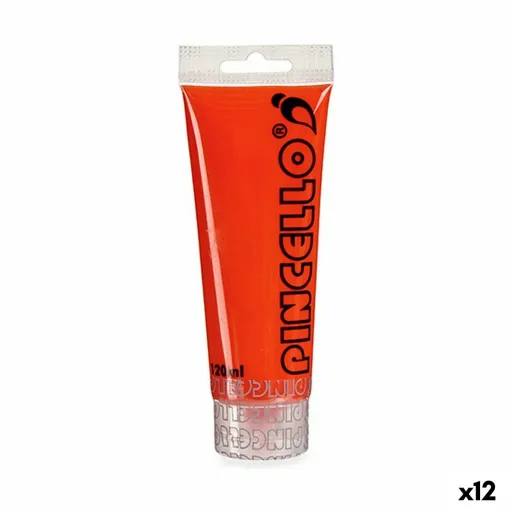 Tinta Acrílica Vermelho 120 ml (12 Unidades)