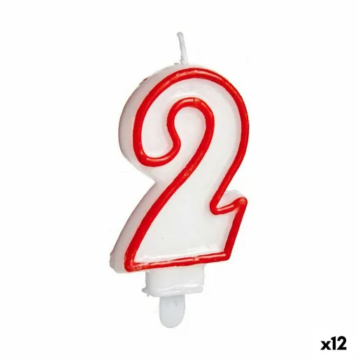 Vela Número 2 Aniversário (12 Unidades)