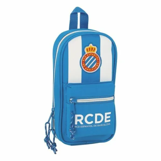 Mochila com Estojo RCD Espanyol Azul Branco 12 x 23 x 5 cm