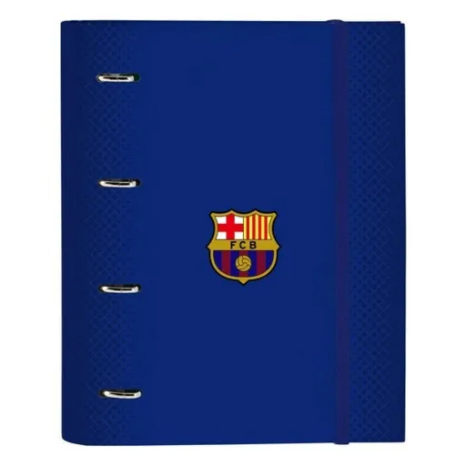 Pasta com Argolas F.C. Barcelona 512029666 Grená Azul Marinho (27 x 32 x 3.5 cm)