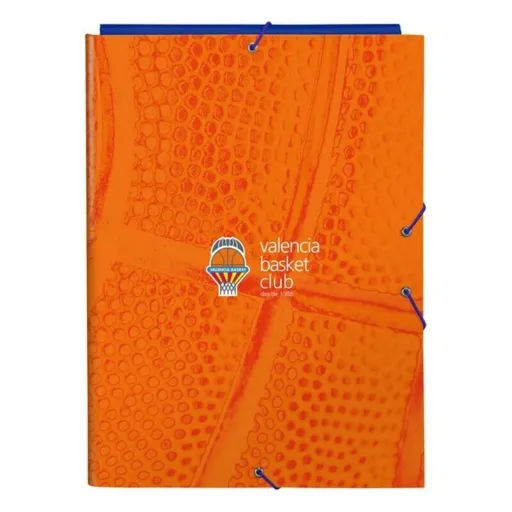 Pasta Valencia Basket M068 Azul Laranja A4