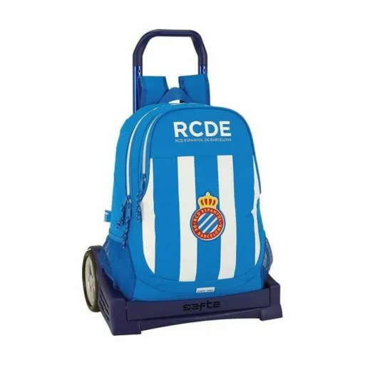 Mochila Escolar com Rodas Evolution RCD Espanyol