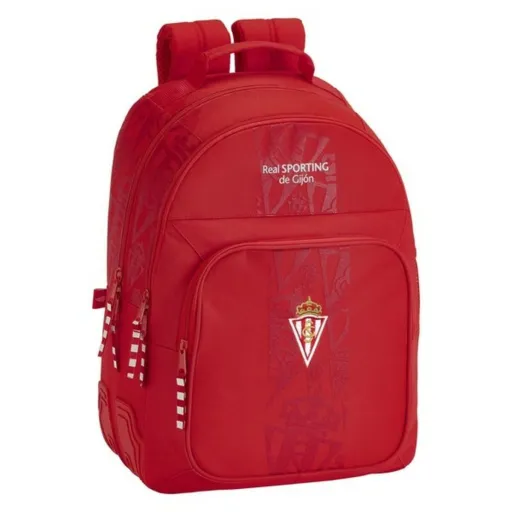 Mochila Escolar Real Sporting de Gijón Vermelho