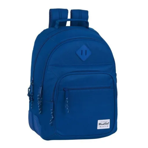 Mochila Escolar BlackFit8 Oxford Azul Escuro (32 x 42 x 15 cm)