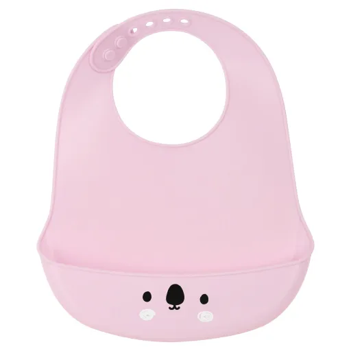 Babete Safta M922 Cinzento Cor de Rosa Silicone 21 x 26 x 2 cm (21 x 2 x 26 cm)