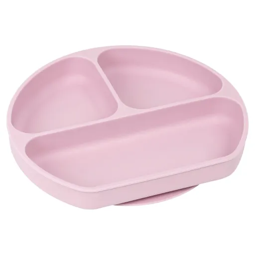 Prato de Silicone com Ventosa Safta M923 Silicone Ventosa Cor de Rosa (20,5 x 2,5 x 18 cm)