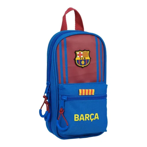 Mochila com Estojo F.C. Barcelona M747 Grená Azul Marinho 12 x 23 x 5 cm (33 Peças)